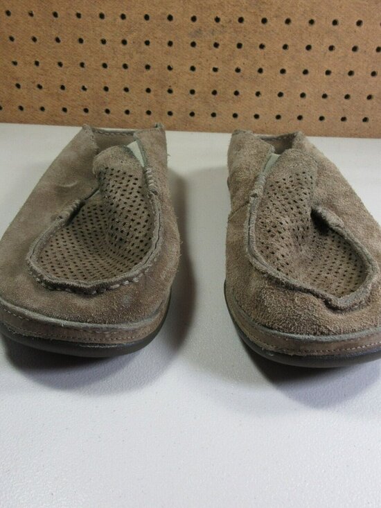 Olukai mens tan Moloa Kohana suede loafers 10 M main image 5